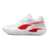 Court Rider 1.0 Team Mens Low Top Basketball Shoes White And Red Round Toe Lace Up 195660-01