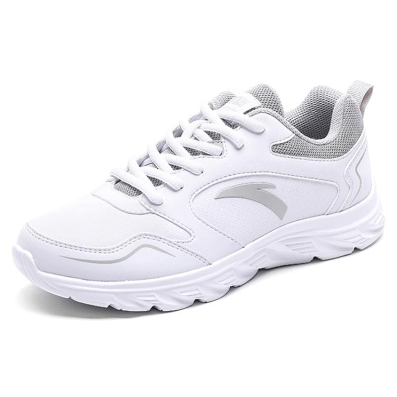 Anta Low top Casual Shoes Women's White Gray Sneakers 92213551-4