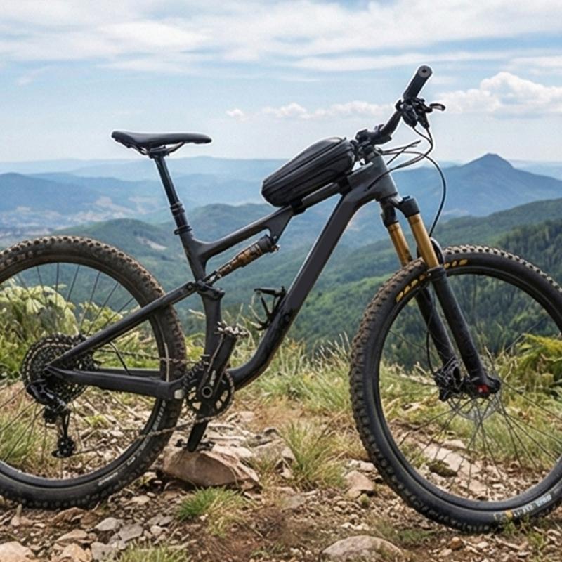 Wetterfeste Fahrradrahmen-Aufbewahrungstasche Überdimensionierte Fahrrad-Oberrohr-Aufbewahrungstasche für verschiedene Wetterbedingungen beim Radfahren