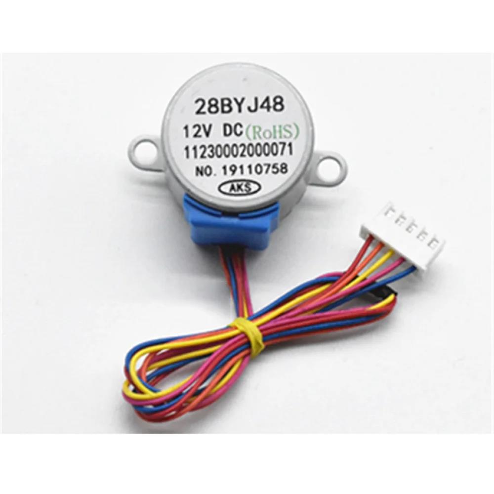 WZ-1pc 2P Air Conditioner Synchronized Motor 12VDC Swing Blade Stepping Motor 28BYJ48 Louver Motor for AUX Air Conditioner Parts