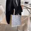 Casual Burlap Handbag Lightweight Shopping Bag Reusable Grocery Beach Bags
