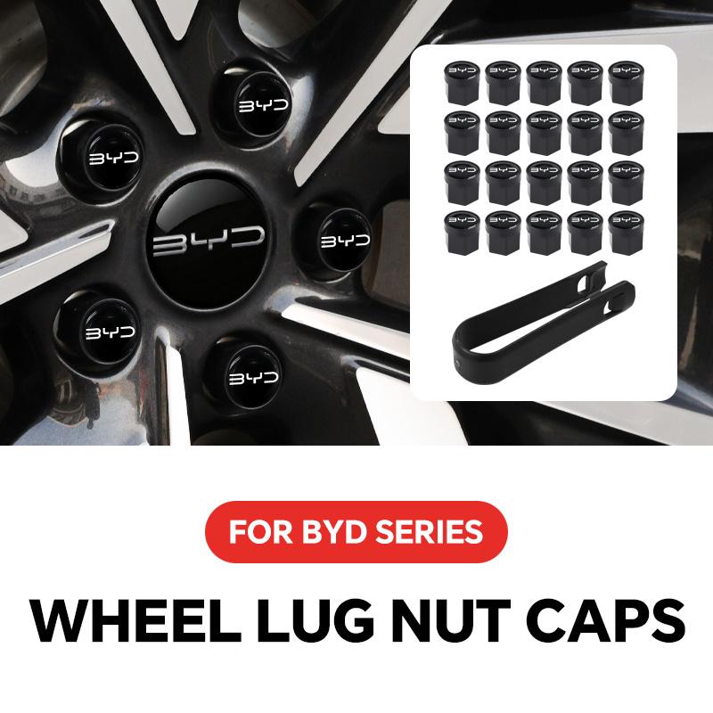 For BYD SEAL U SEAL UDMI 2024 2025 2026  Car Wheel Nut Caps Auto Hub Screw Anti Rust Cover Badge Cover Hubcaps Car Accessories