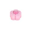 1/2pcs Flocked Flower Ring Box Earring Jewelry Box Jewelry Packaging Box Portable Jewelry Storage Box