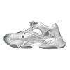 MLB New York Yankees Synthetic Leather Slip Resistant And Breathable River Trekking Shoes Unisex Silver 3ASDPA363-50SIS