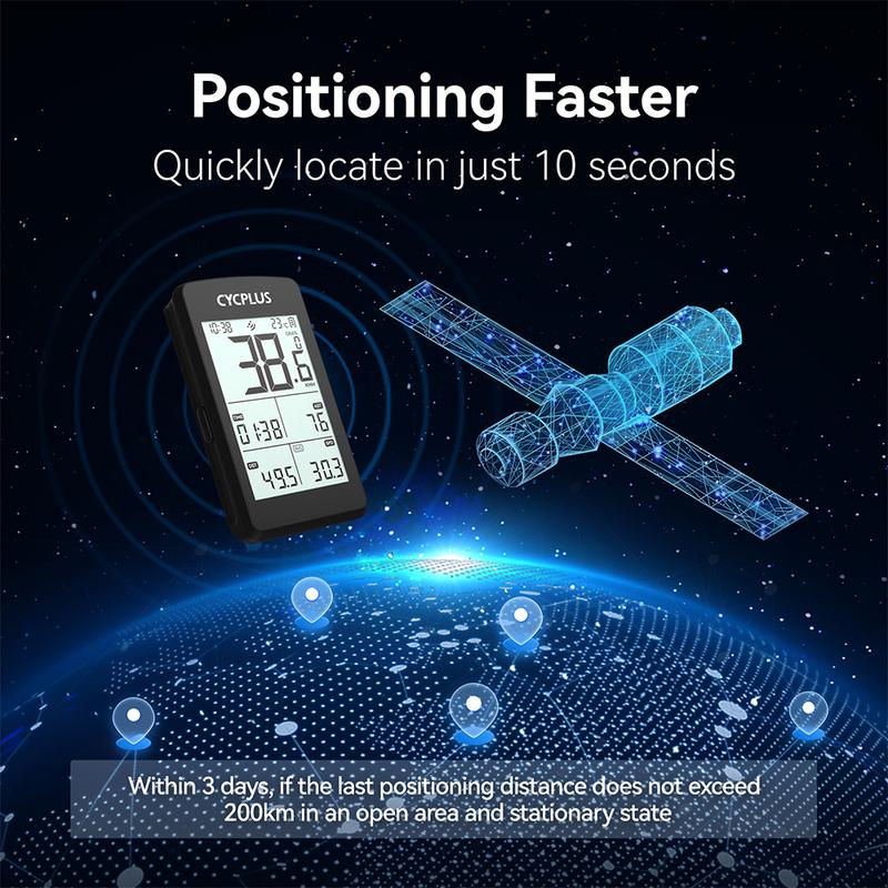 CYCPLUS M3 GPS Komputer Rowerowy Akcesoria Rowerowe Bezprzewodowy ANT+ BLE 5.0 Wodoodporny Prędkościomierz Rowerowy Licznik Przebiegu