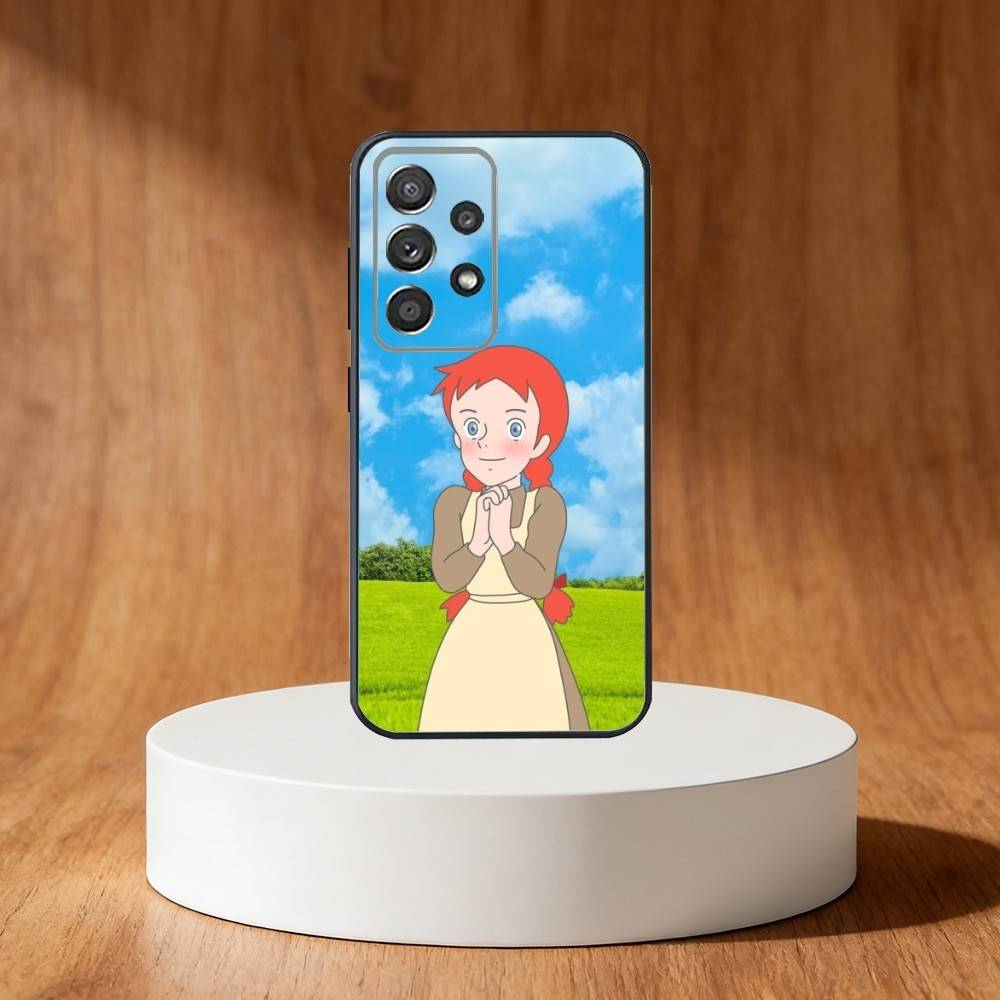 Anne of Green Gables Anne Shirley Phone Case For Samsung S25,S24,S21,S22,S23,S30,Ultra,S20,Plus,Fe,Note,10,9,5G Black Cover