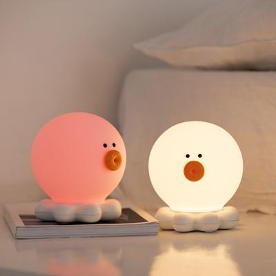 Cartoon Night Light Lovely Lightweight Soft Light Adjustable Brightness for Bedroom