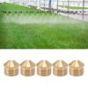 5PCS Gold Fogging Sprinkler Head Brass Garden Cooling System Nozzles  Garden Irrigation