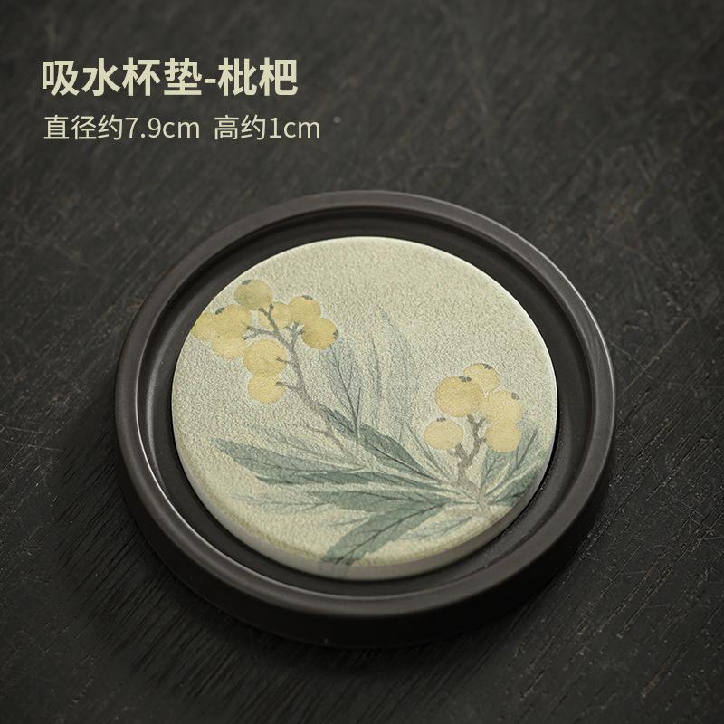 Retro Chłonne Elektryczne Drewniane Podstawki pod Kubki Boutique do Filiżanek Kawy Izolacja Cieplna Podkładki Akcesoria do Serwisów Herbaty Rękodzieło