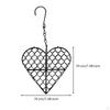 Hanging Bird Nesting Material Holder HeartShaped Nester Decorative with
