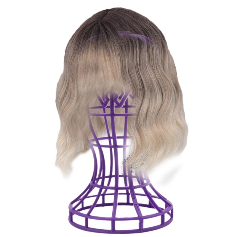 Practical Wig Stand Practical Plastic Storage Rack Hair Accessories Display Holder for Wigs Hats and Cosplay Mask