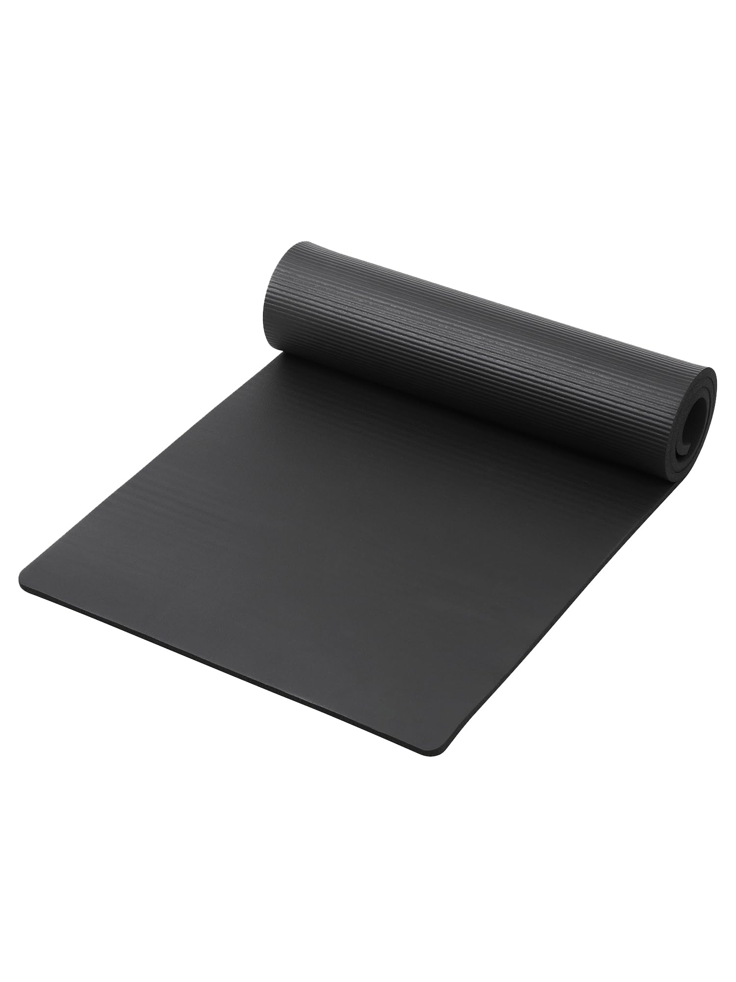 

Loopa Fitness Yoga Pilates 12mm Training Mat for Strength and Solid Color No Logo Mat, Training, Exercise, Stretching, Thick, Large, Wide, NBR, /