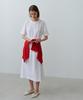 nau W Seersucker Dress White