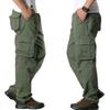 Men's Trendy Retro Straight-Leg Multi-Pocket Workwear Pants