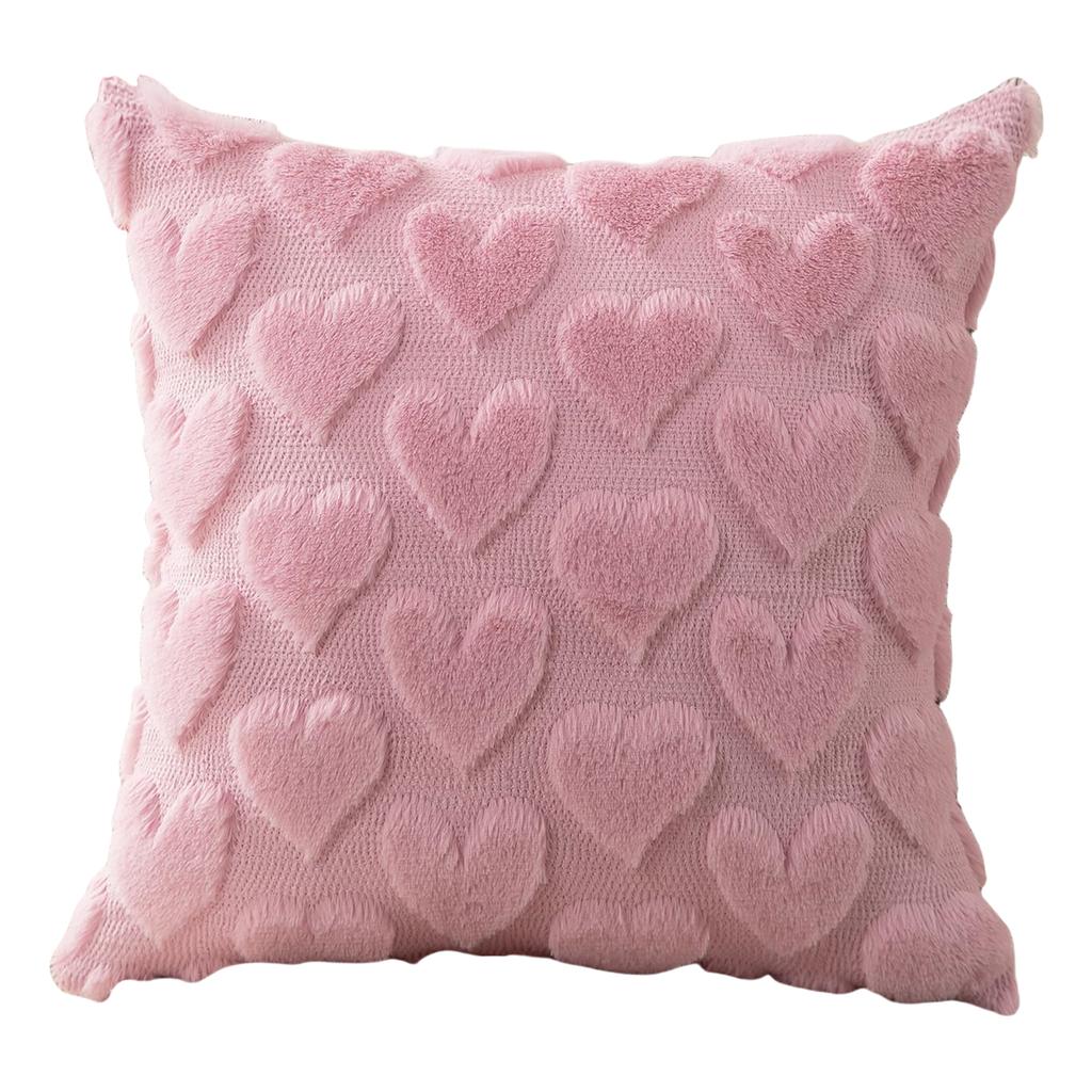 Creative Throw Pillow Cover Multi-Purpose Festive Decoration Cushion Sleeve Soft Jacquard Throw Pillow Case for Valentine's Day