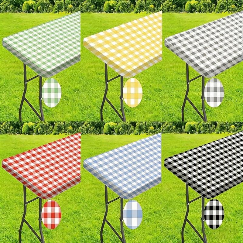 Multipurpose Rectangle Tablecloth With Strong Grip Suitable For Home Camping And Occasion