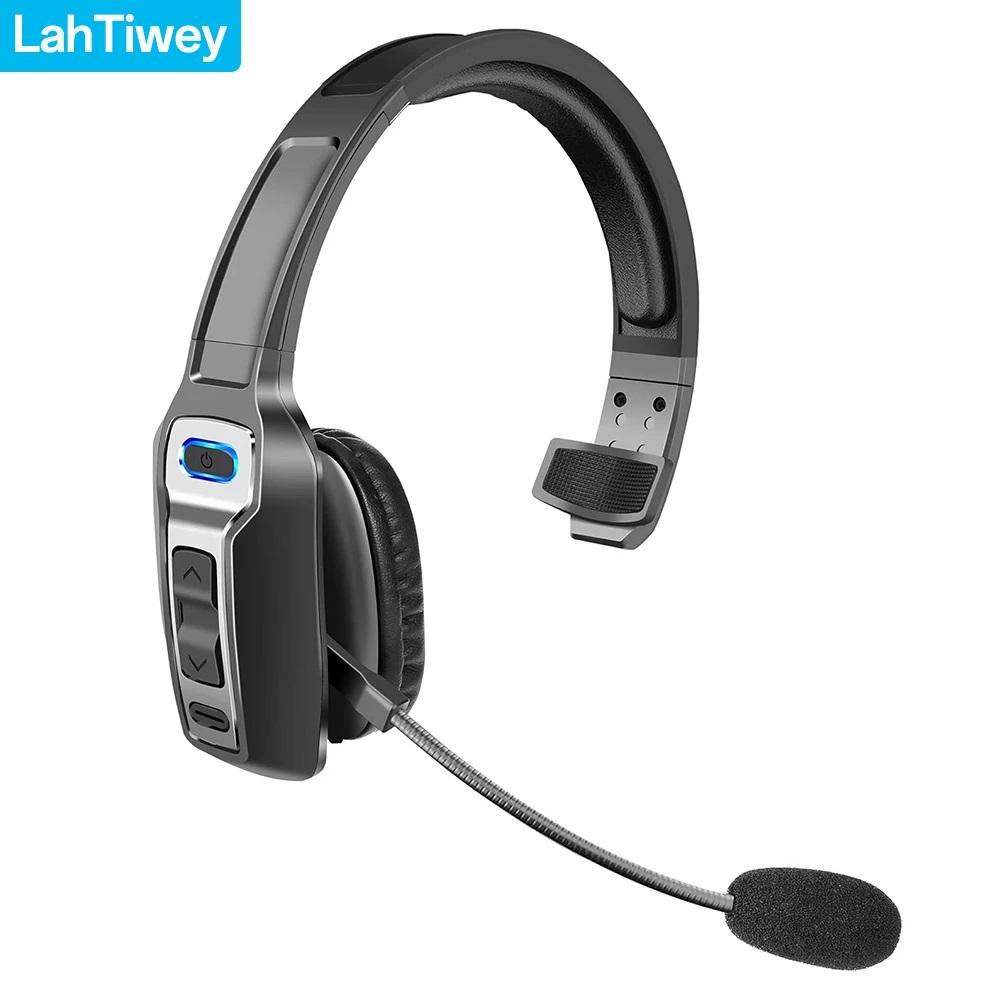 Căști Bluetooth premium pentru șoferi, Căști mono wireless cu anulare a zgomotului și microfon, Sunet de înaltă fidelitate, 30 de ore de convorbire
