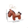 Horse Bag Charm,Decoration Cute Animal Ornament PU Leather for Car Handbags Gift