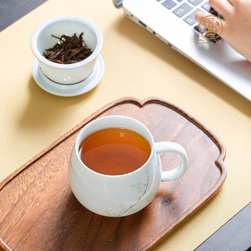 Changnan Tea Cup, Yingqing Ceramic, Jingdezhen Tea Infuser Mug with Filter And Lid, Office Tea Brewing Cup, Step by Step Promotio