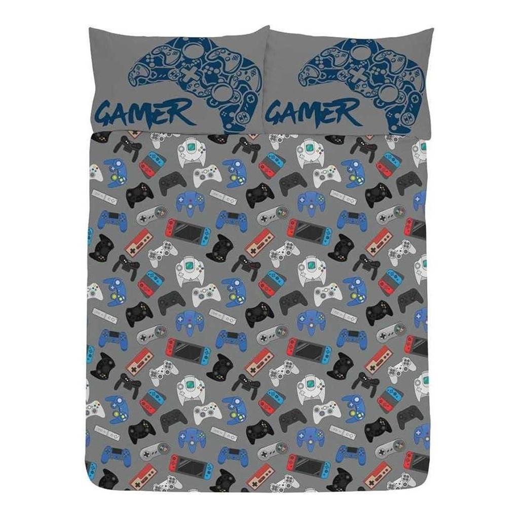 Floso Gamer Game Controller Reversible Duvet Set
