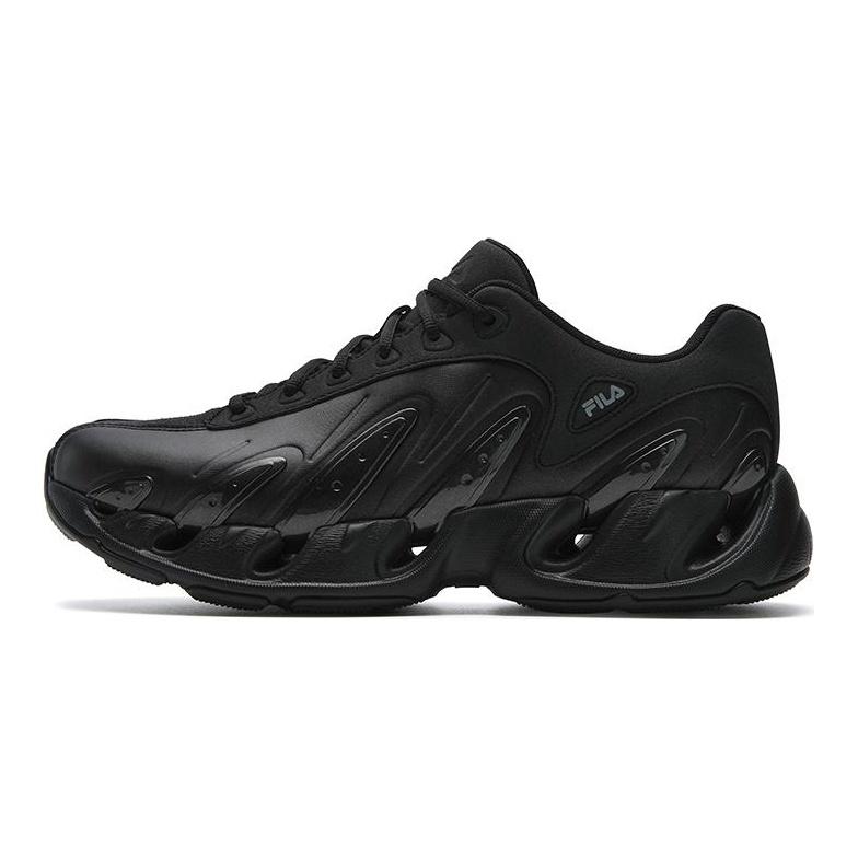 Fila VETTA Dämpfung Abriebfest Abdeckung Leicht Höhe Erhöhend Niedrig geschnitten Klobige Sneaker Herren Schwarz F12M613107FDG