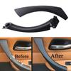 Fits BMW E90 328i Black Inner&Outer Door Panel Handle Pull Trim Cover Left side