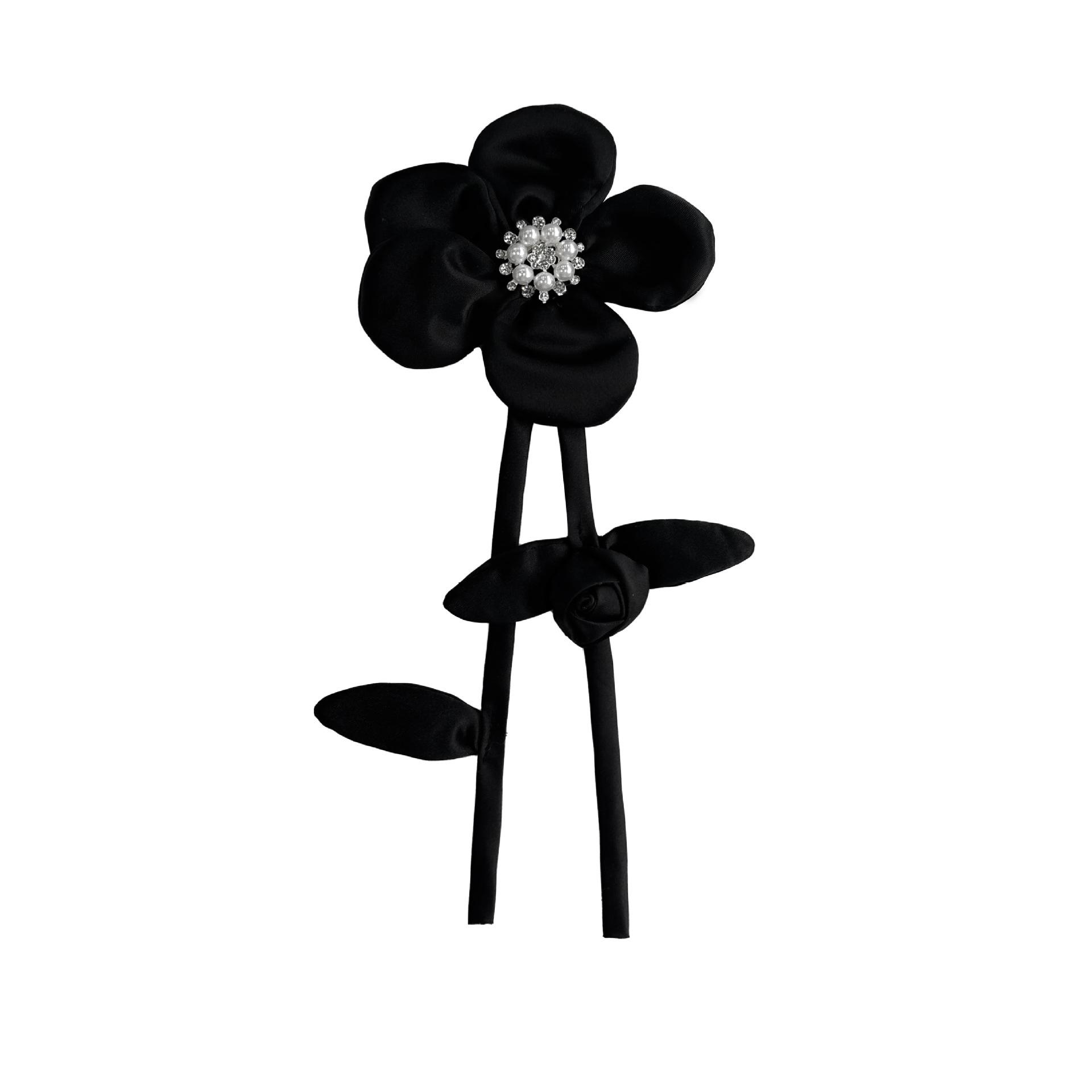 

Fabric Beads Three-Dimensional Flower Handmade Corsage Decorative Dress Dress Embellishment Cloth Sticker Accessories