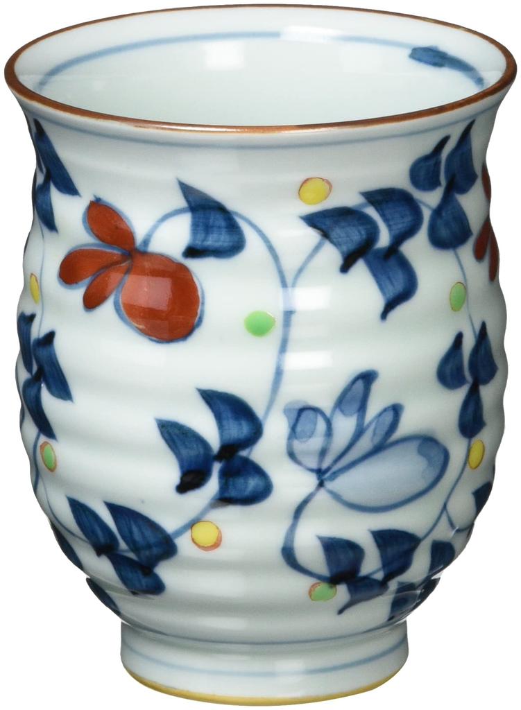 Ranchant Teacup Arabesque Arita Made in Japan (Small), White, 6.5x8.2cm, Pattern, Ware,