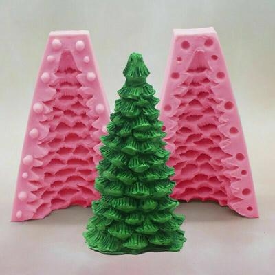 3D Christmas Tree Silicone Cake Chocolate Baking Mould Candle Soap Making Mold