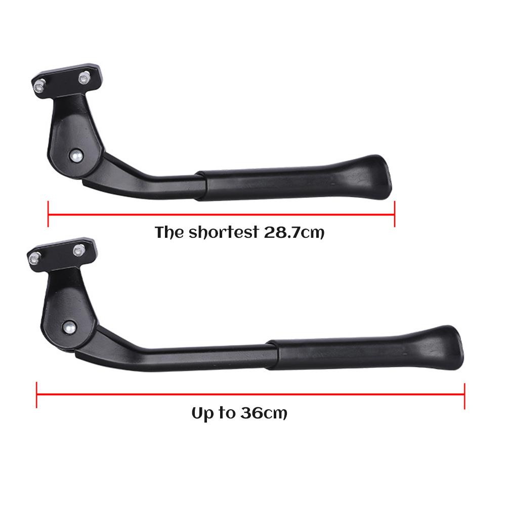 Bike Kickstand Alloy Adjustable Height Rear Side Kick Stand Bike Side Support for 22 24 26 Inch