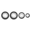 Gift Toy RC Car Accessories Rubber Tires Wheel Hubs Spare Parts Upgrade Wheels