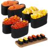 Vaguelly Set of 6 Simulation Sushi Onigiri Plastic Model Food Decorative Perfect for Kitchen and Party Decorations Models, Samples, Toys,