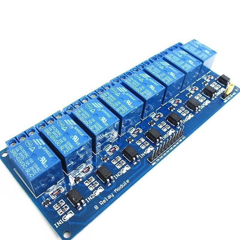 8-Channel 5V Relay Shield Module Board Optocoupler Module