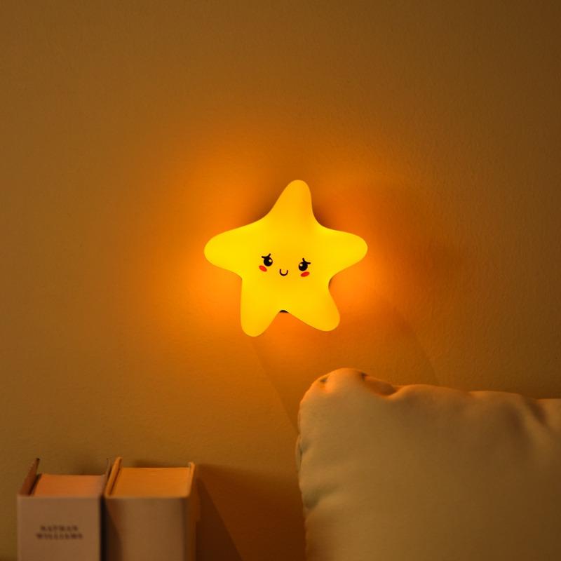 Stars, Moon, Clouds, Silicone Night Light, Patting Touch, Charging, Children's Night Light, Bedhead Companion Creative