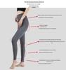 Women’s Plus Size Black Wool Cashmere-Lined Pants - Warm, Thick, Base Layer for Autumn/Winter