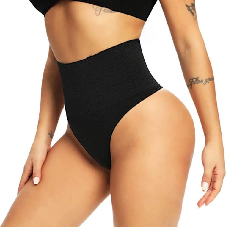 String gainant taille haute sans coutures: Body Shaper Grande Taille avec Taille Sexy et Remonte-Fesses - Style Européen et Américain