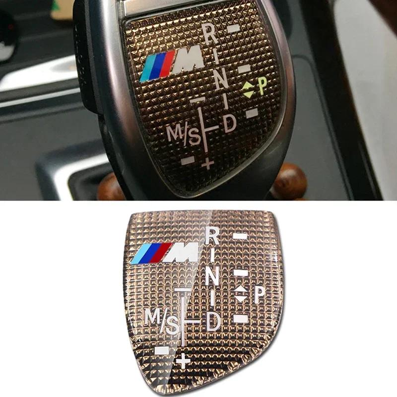 For BMW M 1pcs M performance Car Gear Shift Knob Sticker Cover For bmw M Sticker X1 X3 X4 X5 X6 X7 e46 e90 f20 e60 e39 f10 Car a