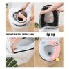Winter Warm Toilet Seat Cover Cute Cartoon Toilet Seat Cushion Universal Waterproof Zipper Closestool Mat Bathroom Accessories