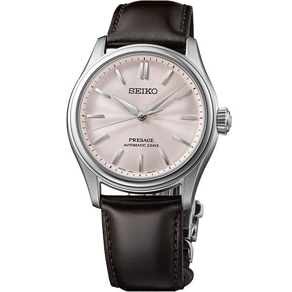 Seiko PRESAGE Classic Series Mechanical Men's Leather Band HCC003J Wrist Watch