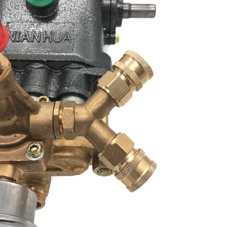 High Pressure Car Washer Triple Splitter Adapter 3/8inch Coupler Adapter Cleaner