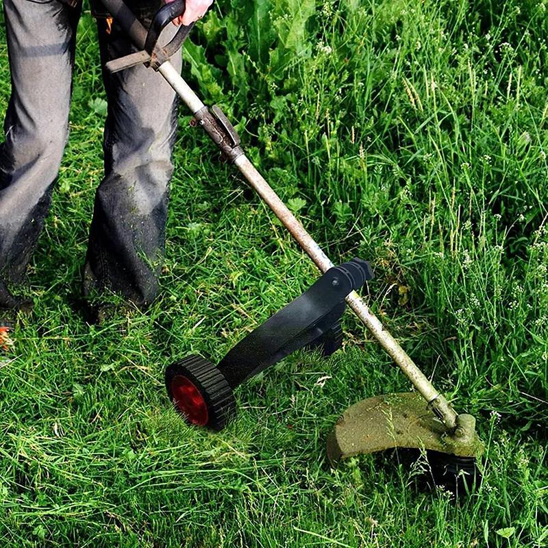 Universal-Rasentrimmer, Grasfresser, Cutter, verstellbare Stützräder, Garten-Rasenmäher-Teile, Lithium-Elektromäher-Zubehör