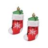 2Pcs Hanging Ornament Plastic Pendant Decoration Crafts Embellishments for Window Door Wall Christmas Tree Home Holiday