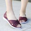 Flat Sandal Women Open Toe Lightweight Slip On Casual Summer Beach Shoes with Crisscross Strap Design and Flexible Sole
