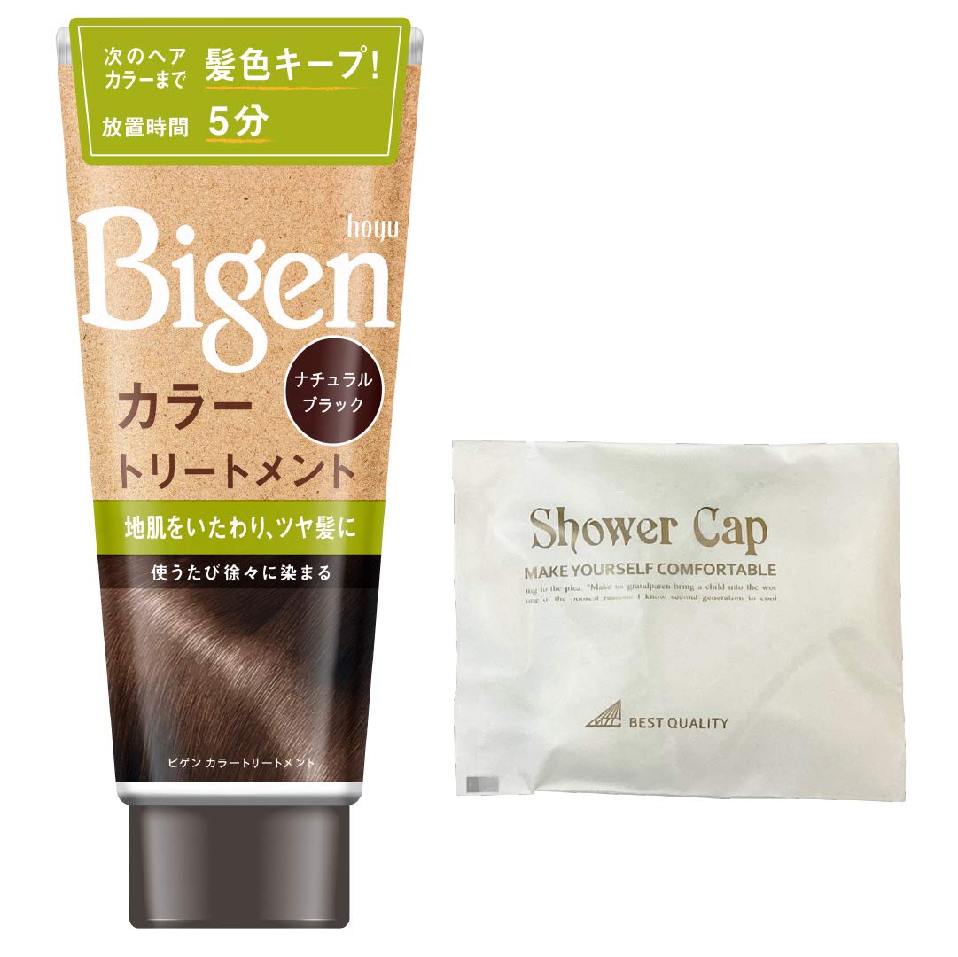 

Hoyu Bigen Color Treatment NBK 180g Bonus Hair Dye for Gray Hair (Natural Black) +