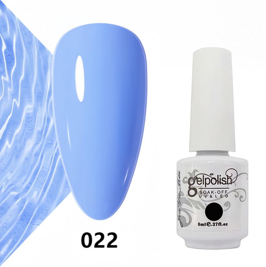 Amber Gel Polish Set: Gel Polish Manicure Kit with Whitening, Base Coat, and Sealer.