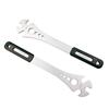 Bicycle Wrench Quenching Treatment Compact Stainless Steel Multifunctional Pedal Repair Wrench for Outdoor
