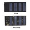 8W Solar Panel Charger Monolithic Silicon 4 Fold Battery Charger Solar Panel Lightweight Scratchproof for Tourism Camping Hiking