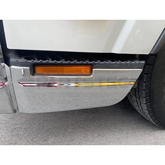Isuzu 07 Elf Chrome Step Skirts for High Under Left and Right ABS Chrome Plated Car Parts Cab/Wide Cab, Garnish, Set,