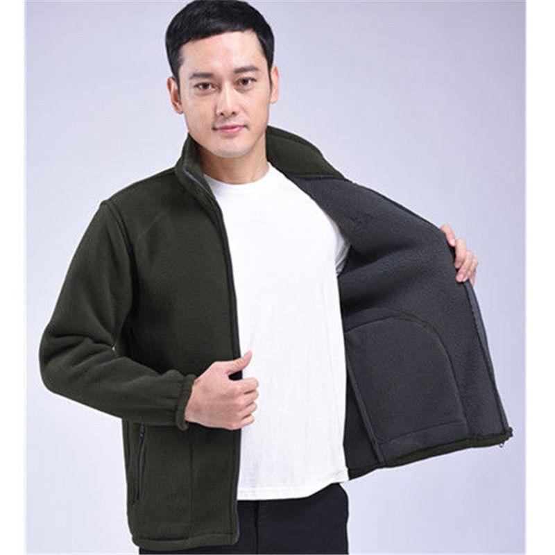 

Мужская толстовка-кардиган из плотного флиса с бархатом, весенняя и осенняя куртка, мужская теплая куртка на осень и зиму 3XL