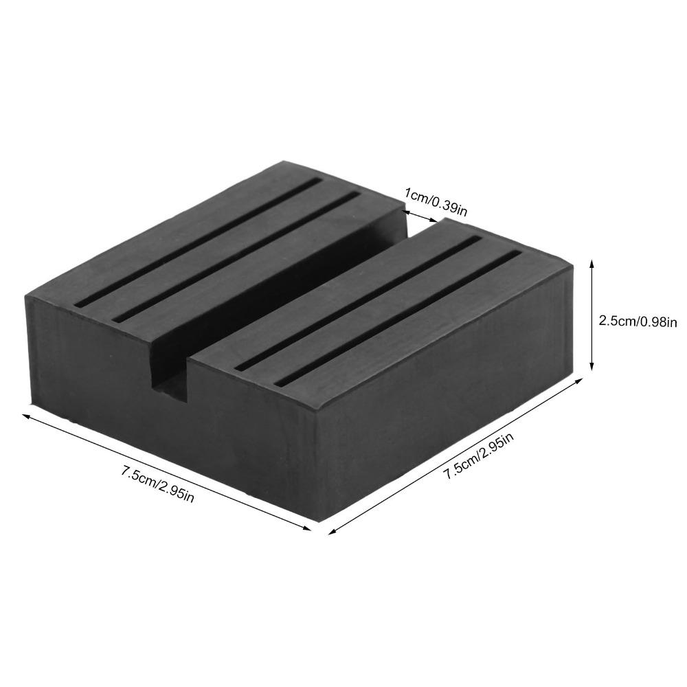 2 Pezzi Universali Tappetini Quadrati per Sollevatore a Cricchetto Kit di Riparazione Cuscino per Cricchetto Veicoli Automobilistici Riparazione